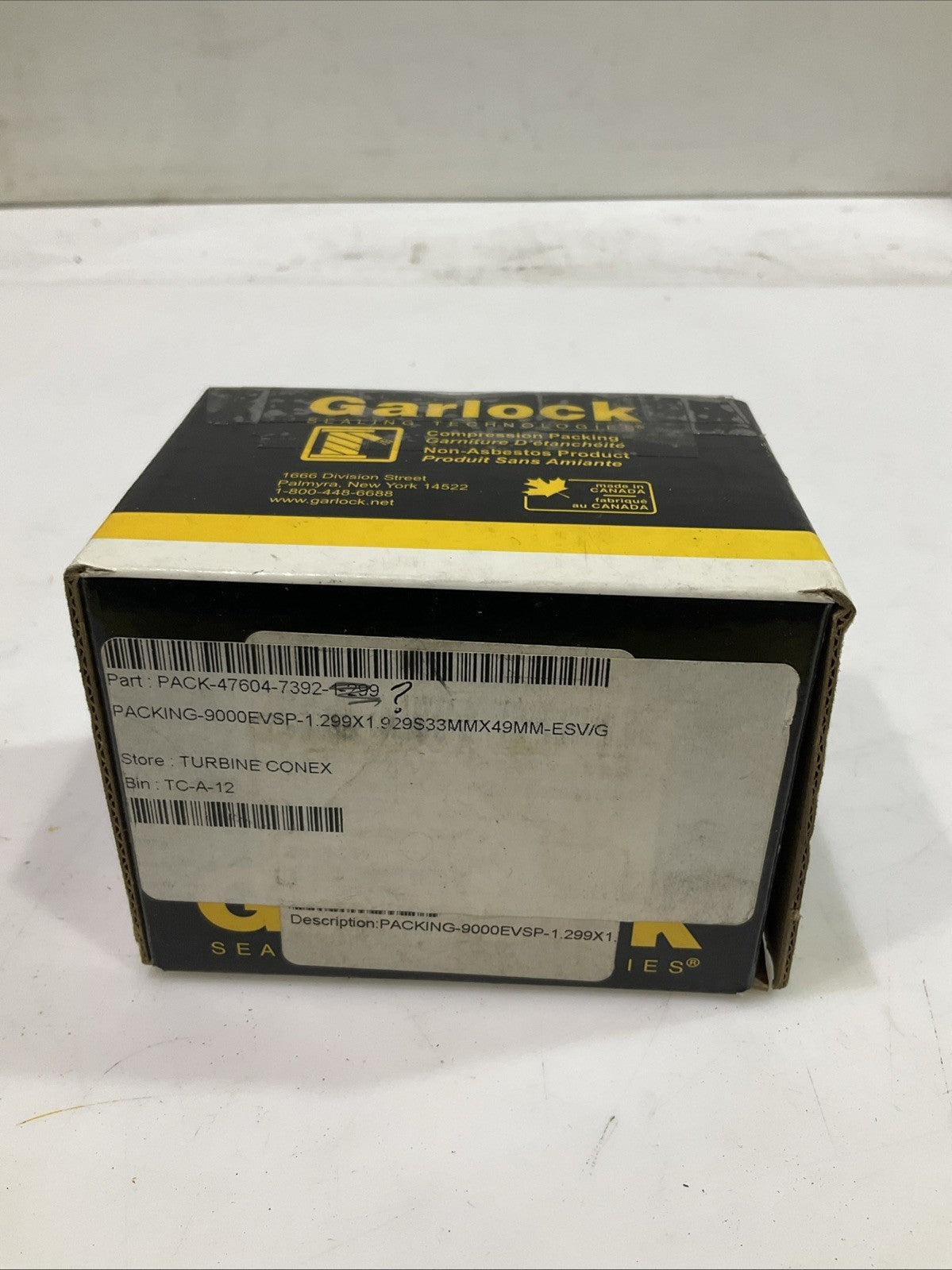GARLOCK  9000-S-EVSP-1  PACKING SEAL  1.299X1.929 33MMX49MM   T2M