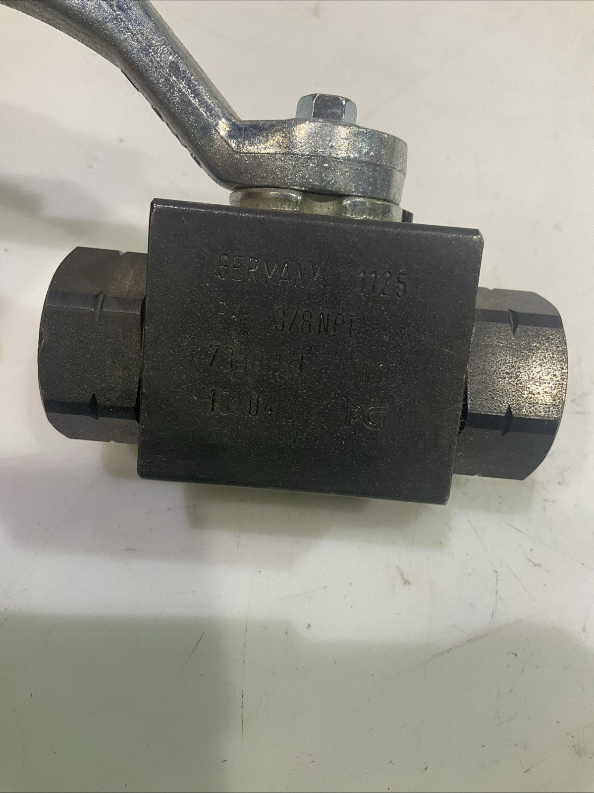 GERMANY  7350SIDN10 1125 3/8NPT  HIGH PRESSURE VALVE FLANGE LOT OF 4   T2M