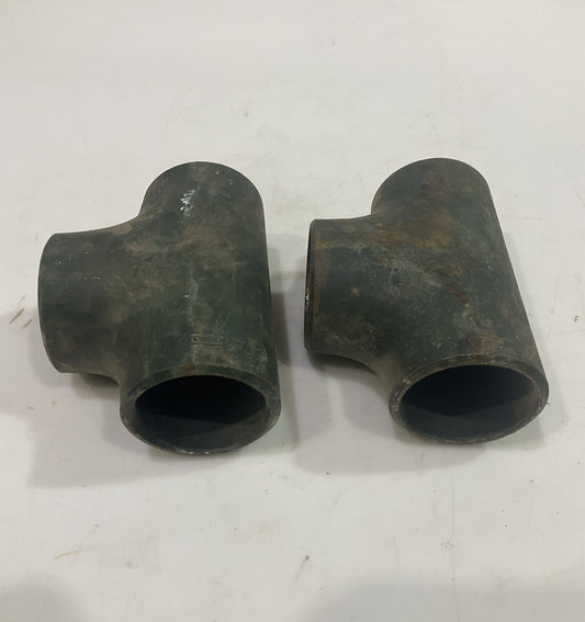 WELDBEND  2STDWPB 2" TEE TUBE FITTING  LOT OF  2 T2M