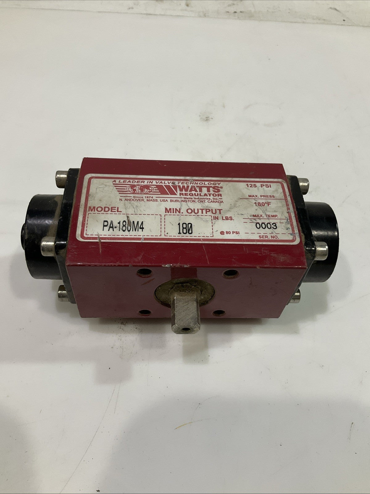WATTS   PA-180M4  REGULATOR  125PSI   T2M