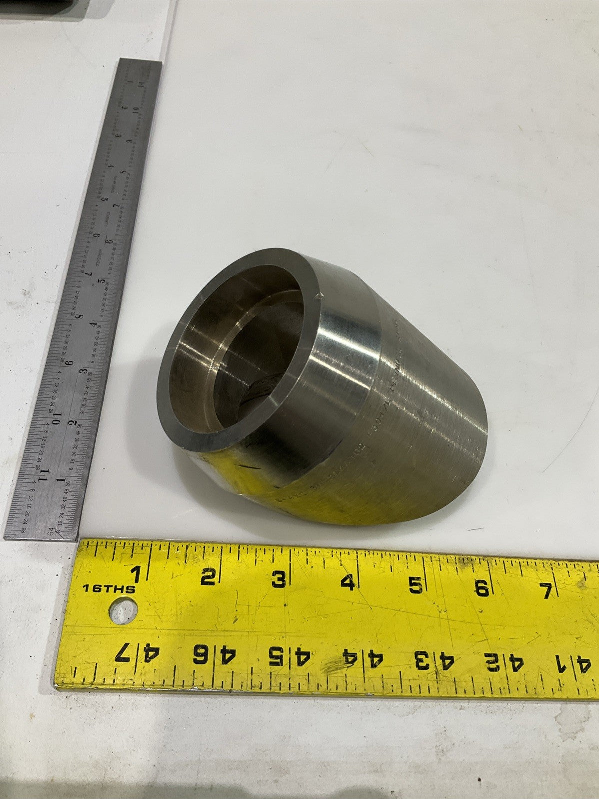 PENNUSA SA/A182F304/L  5= 4X2 3M  FORGED SOCKET  WELD FITTING TUBE LOT OF 2  T2M