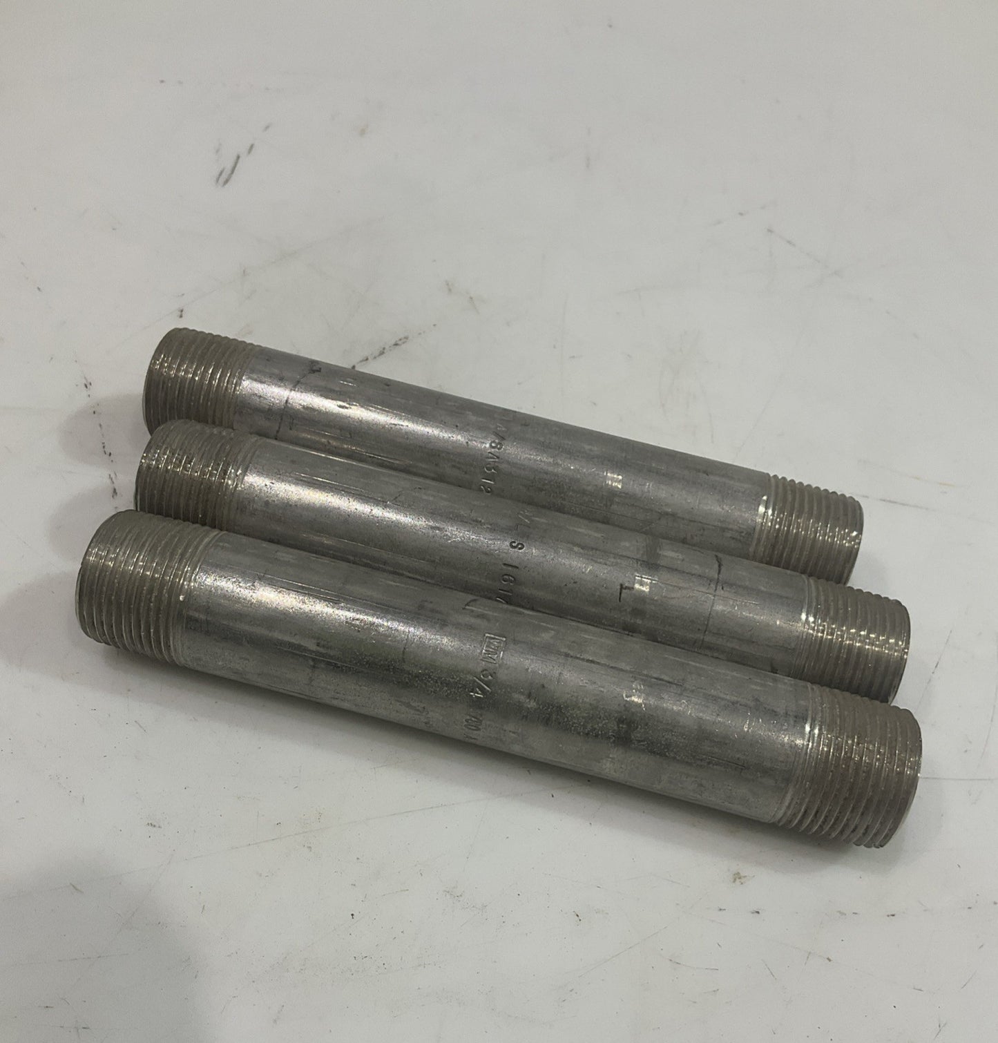 3/4" S/80 A/SA312 T304/LS 16177 PIPE FITTING LOT NIPLE LOT OF 3 T2M