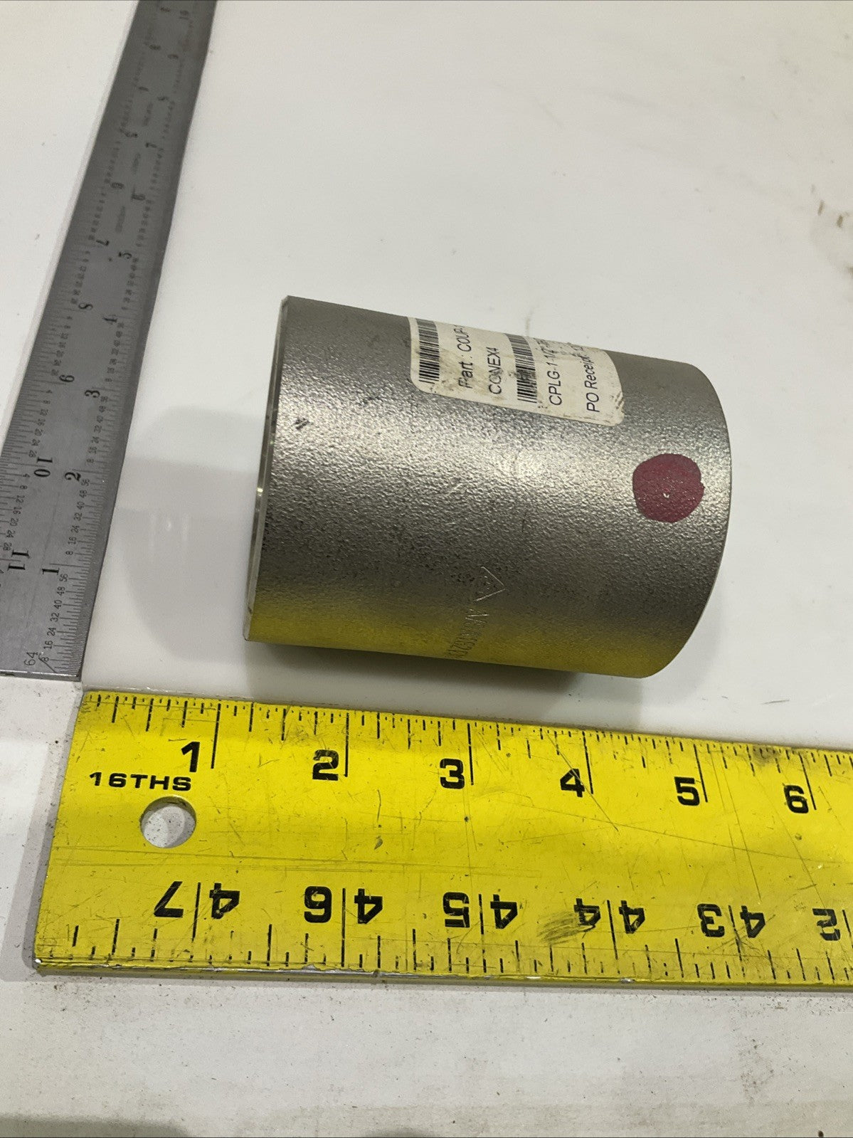 TAIWAN  A/SA182F304/F304LN 981B16 3M  1-1/2  STAINLESS STEEL COUPLING  QTY 3 T2M