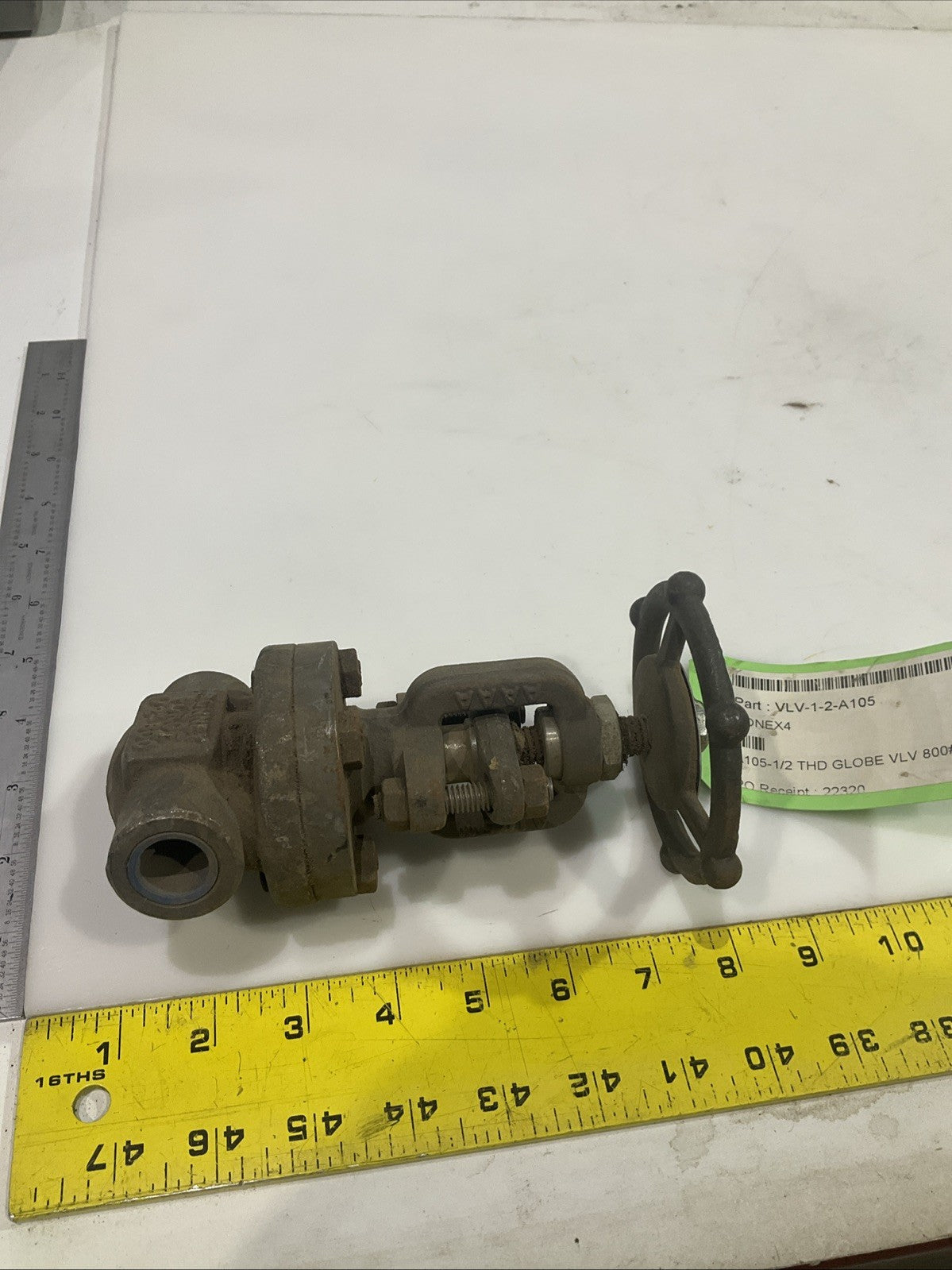BONNEY FORGE HL31 127551-0008 1/2" THREADED GLOBE VALVE SOCKETWELD LOT OF 2 T2M