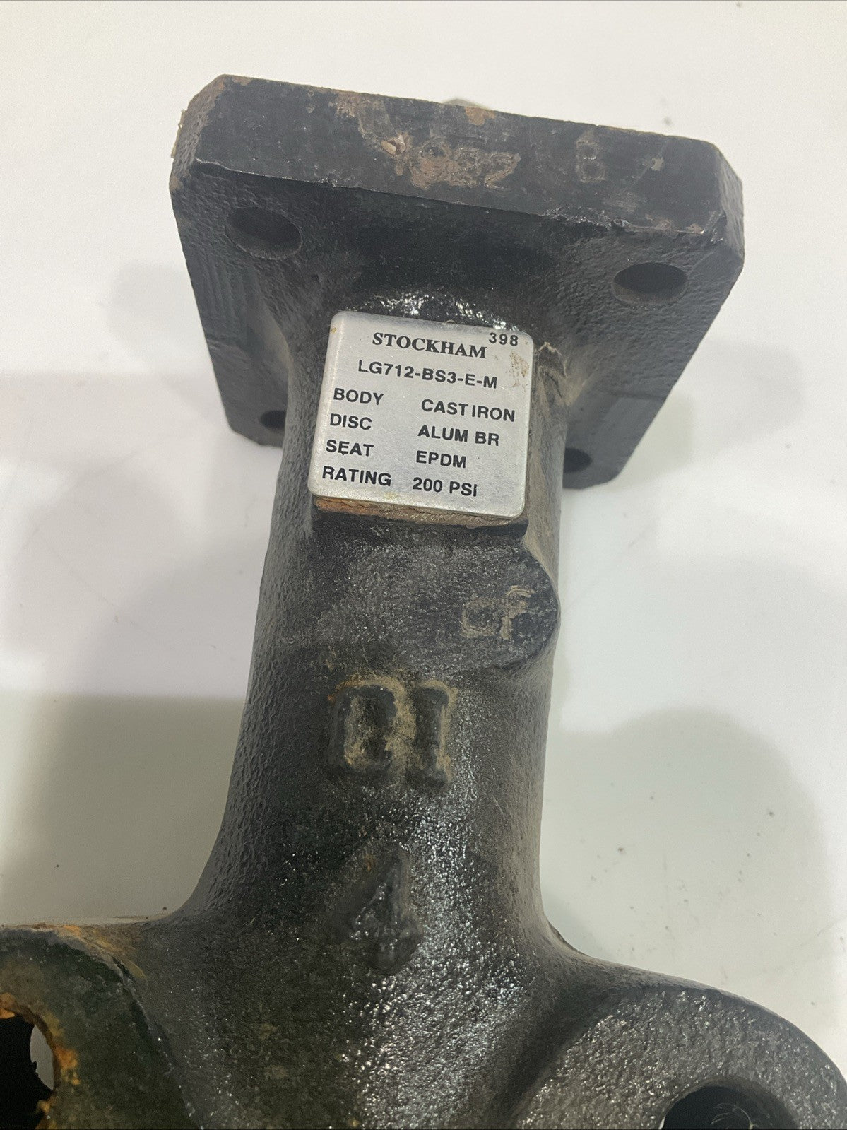 STOCKHAM  LG712-BS3-E-M LUG 4" BUTTERFLY  VALVE 200PSI T2M