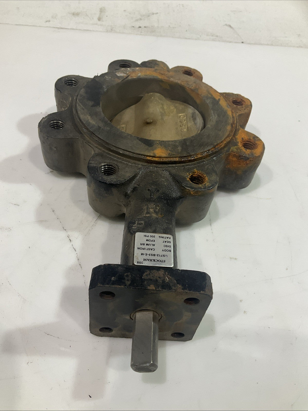 STOCKHAM  LG712-BS3-E-M LUG 4" BUTTERFLY  VALVE 200PSI T2M