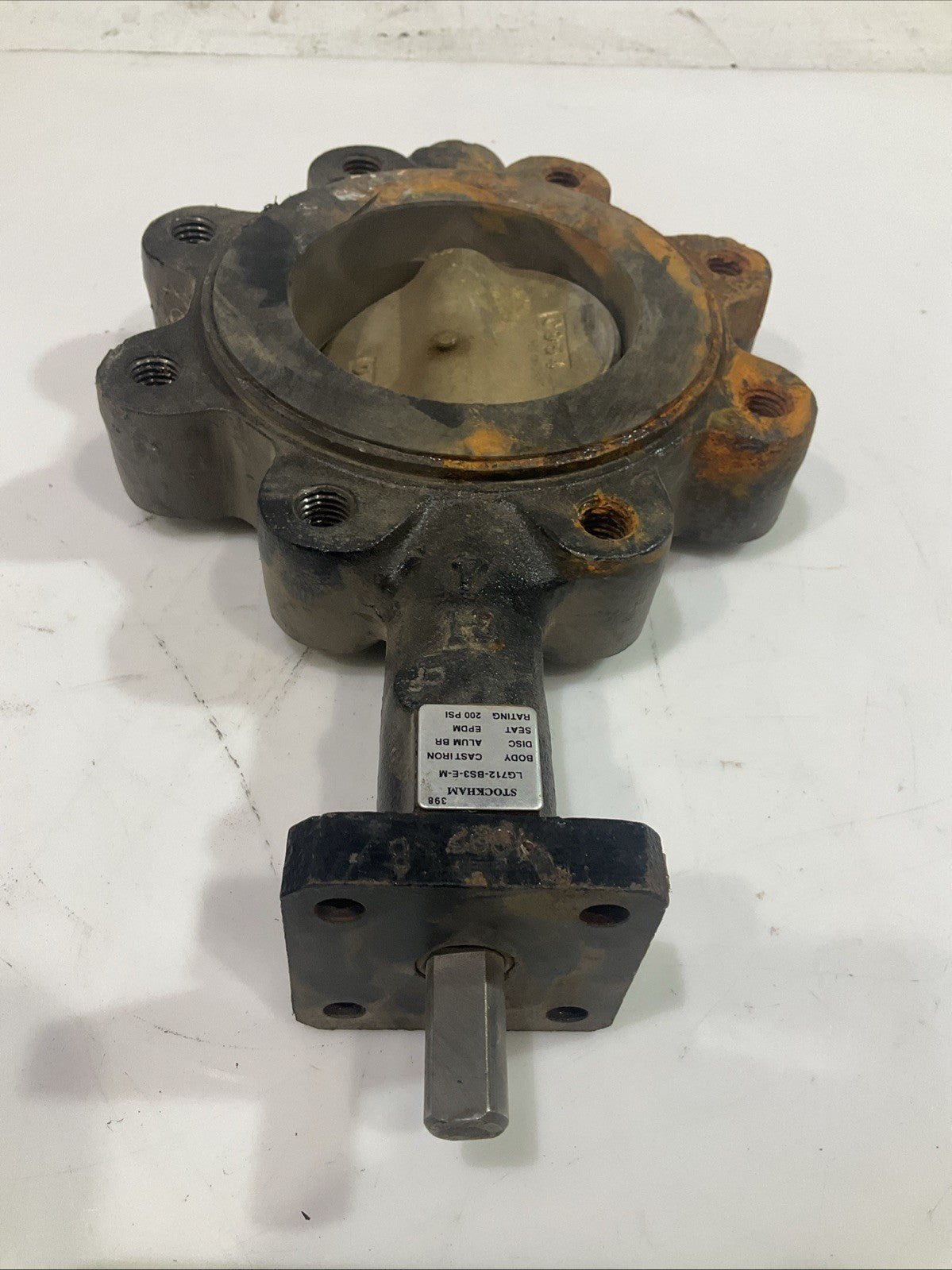 STOCKHAM  LG712-BS3-E-M LUG 4" BUTTERFLY  VALVE 200PSI T2M