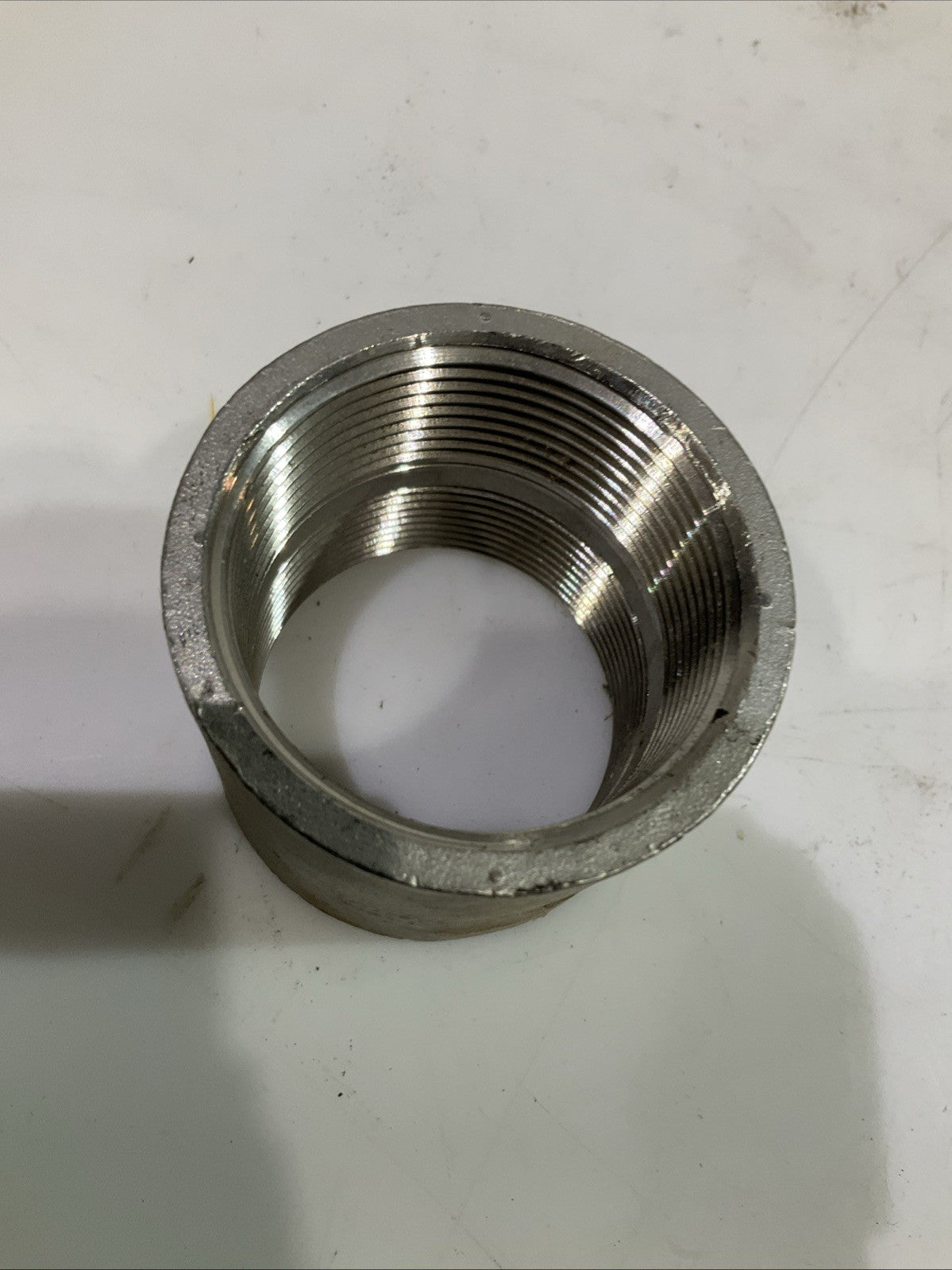 TAIWAN-SUF  304-1-1/2   THD  THREADED  STAINLESS STEEL COUPLING  LOT OF 3 T2M