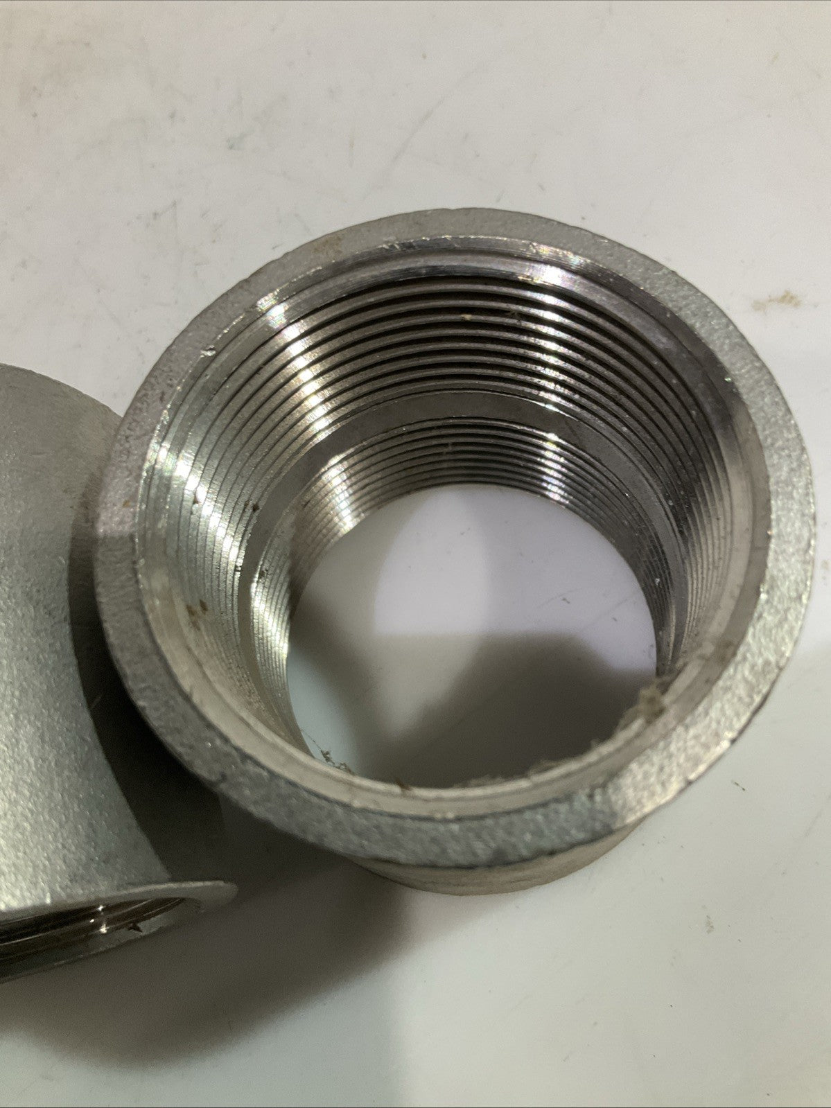 TAIWAN-SUF  304-1-1/2   THD  THREADED  STAINLESS STEEL COUPLING  LOT OF 3 T2M