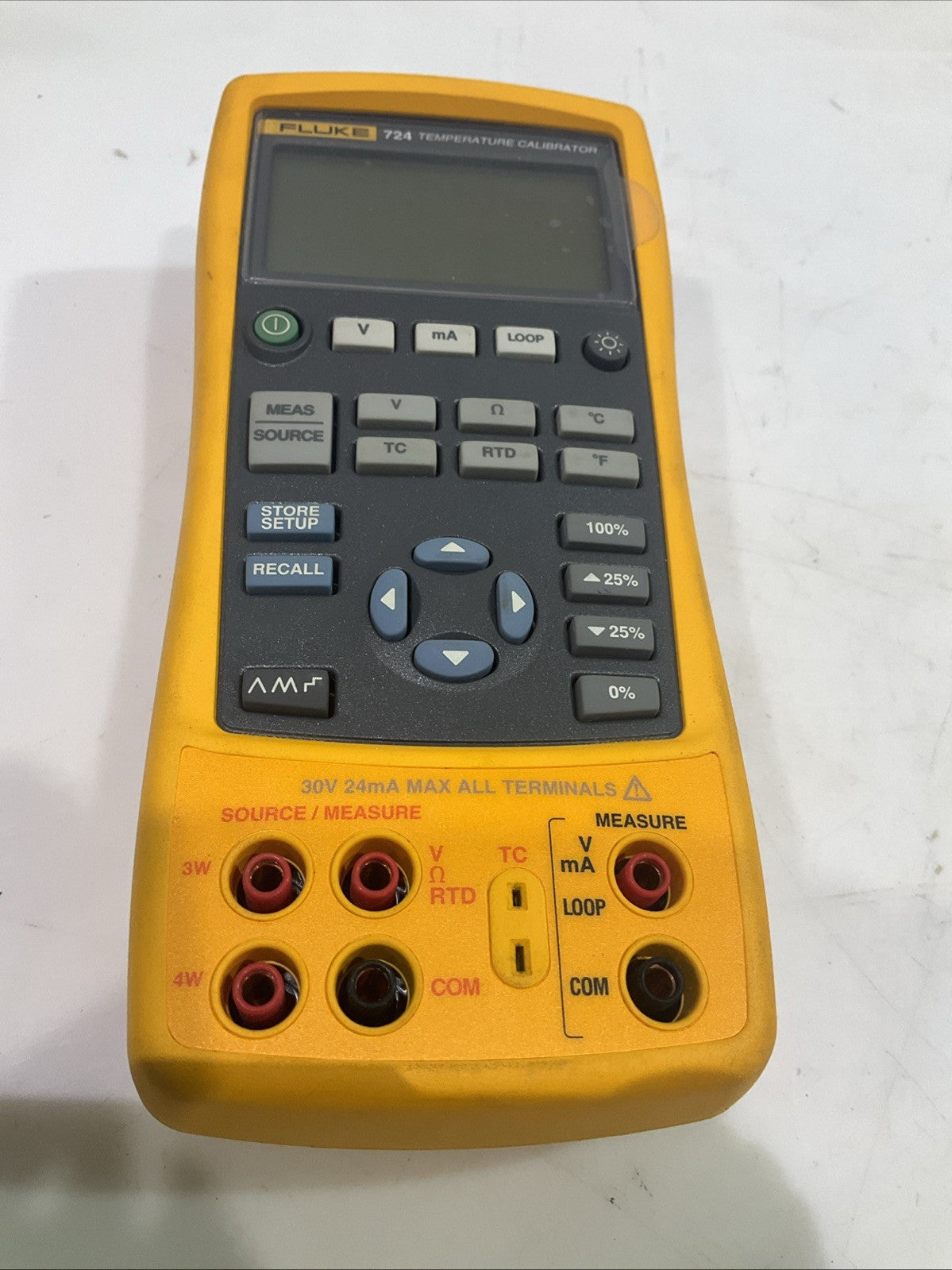 FLUKE  724  TEMPERATURE CALIBRATOR  PROCESSOR T2M