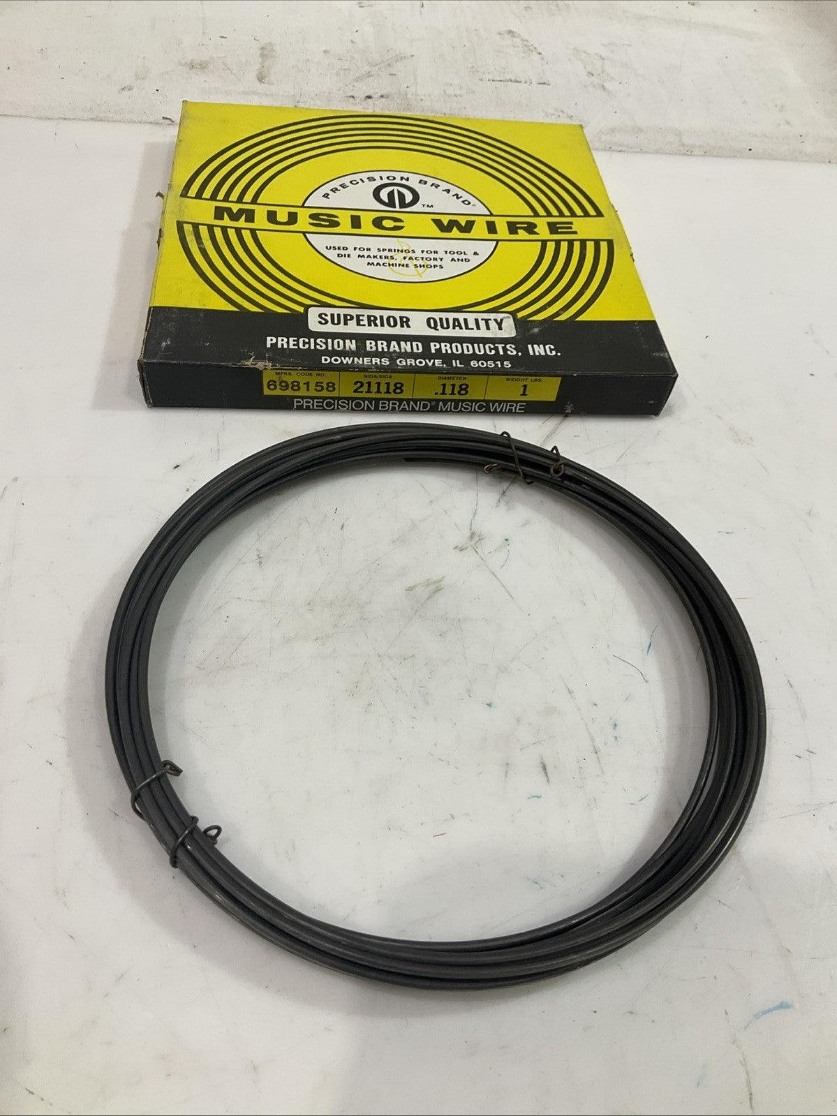 PRECISION BRAND  698158 STANDARD SIZE  STEEL SPEING  WIRE  LOT OF 5 Y2M