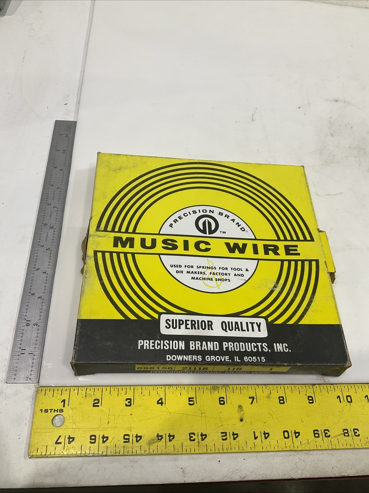 PRECISION BRAND  698158 STANDARD SIZE  STEEL SPEING  WIRE  LOT OF 5 Y2M