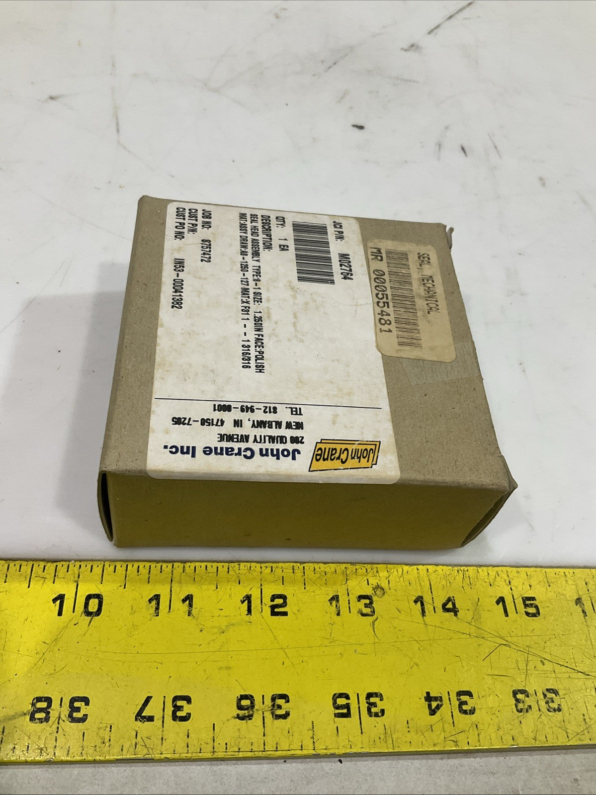 JOHN CRANE  MO2764  SEAL  HEAD ASSEMBLY  TYPE 8-1SIZE  1.25IN  Y2M