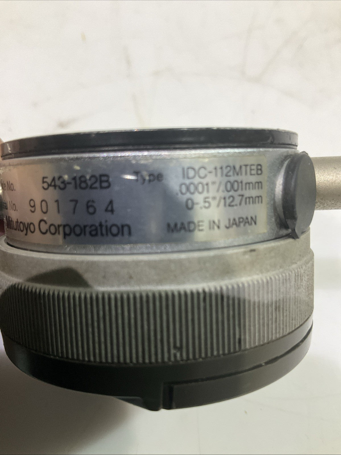 MITUTOYO 543-182B IDC-112MTEB DIAL  INDICATOR 0.0001IN 0-.5IN Y2M