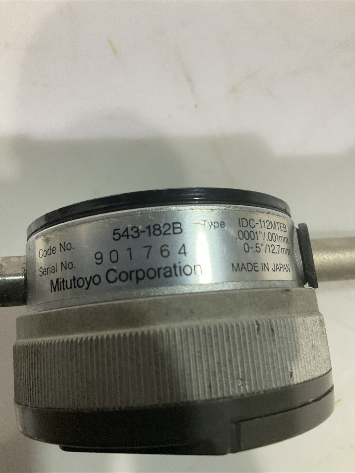 MITUTOYO 543-182B IDC-112MTEB DIAL  INDICATOR 0.0001IN 0-.5IN Y2M