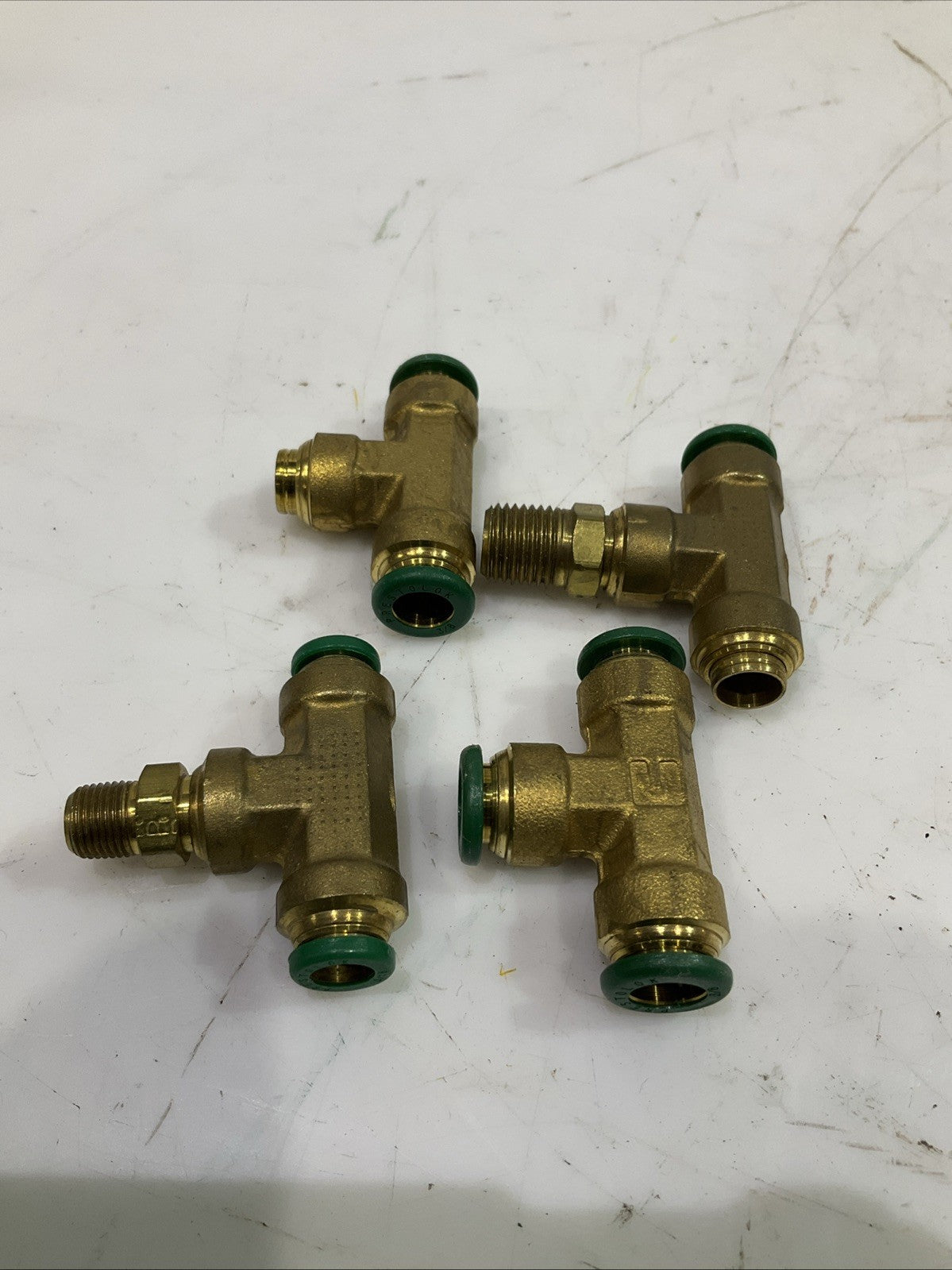 PARKER   X164PL-6  FLUID CONNECTOR  LOT OF 4 T2M