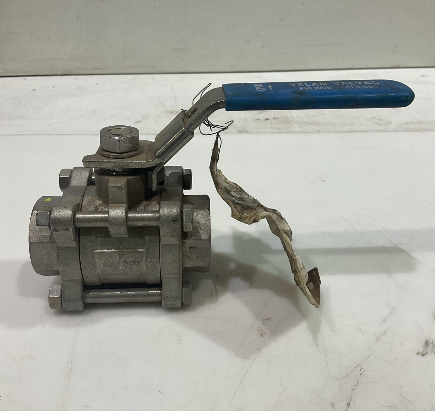 VELAN-VALVAC  1" V3P100  1000 WOG CF8M  BALL VALVE   V2M