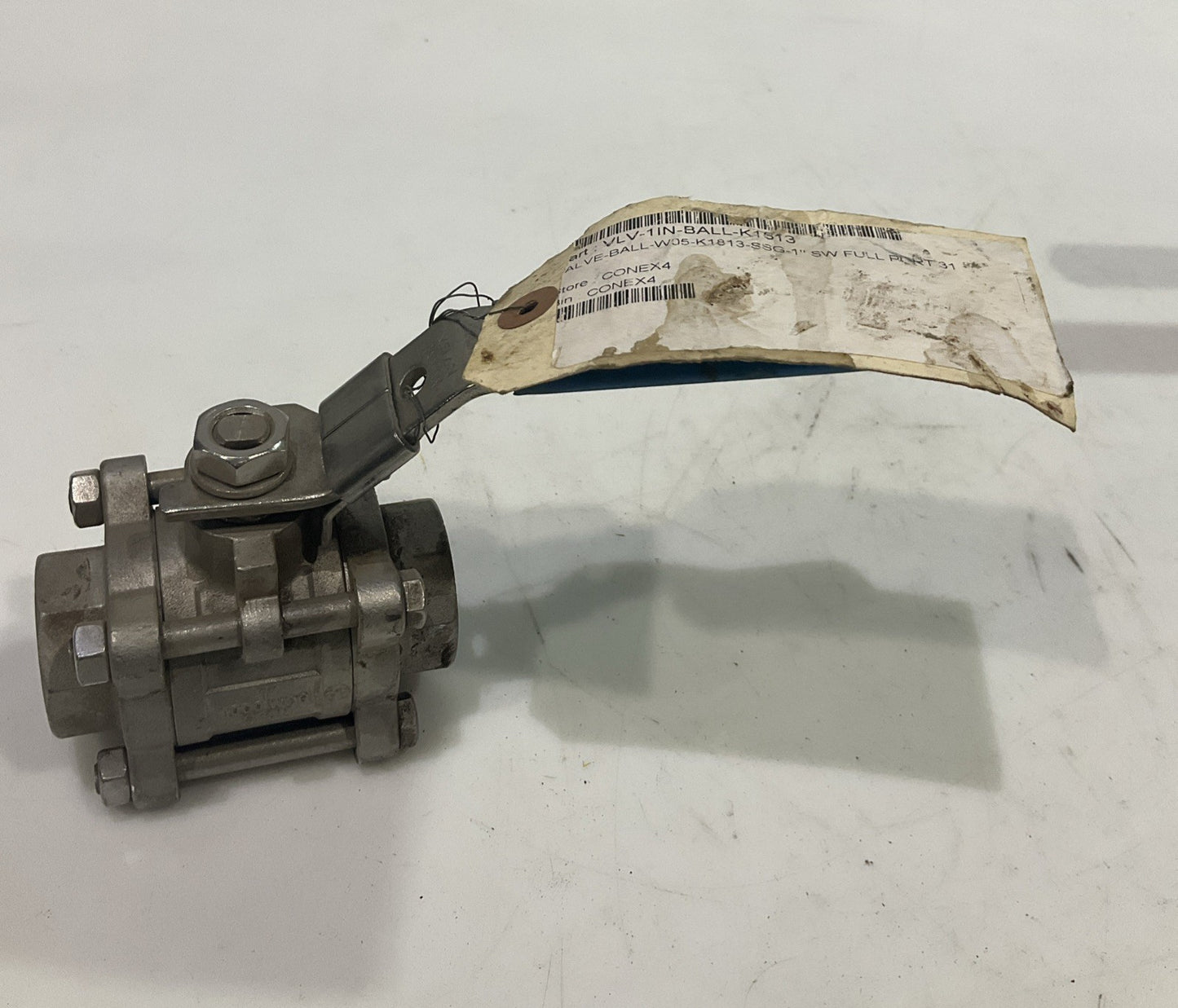 VELAN-VALVAC  1" V3P100  1000 WOG CF8M  BALL VALVE   V2M