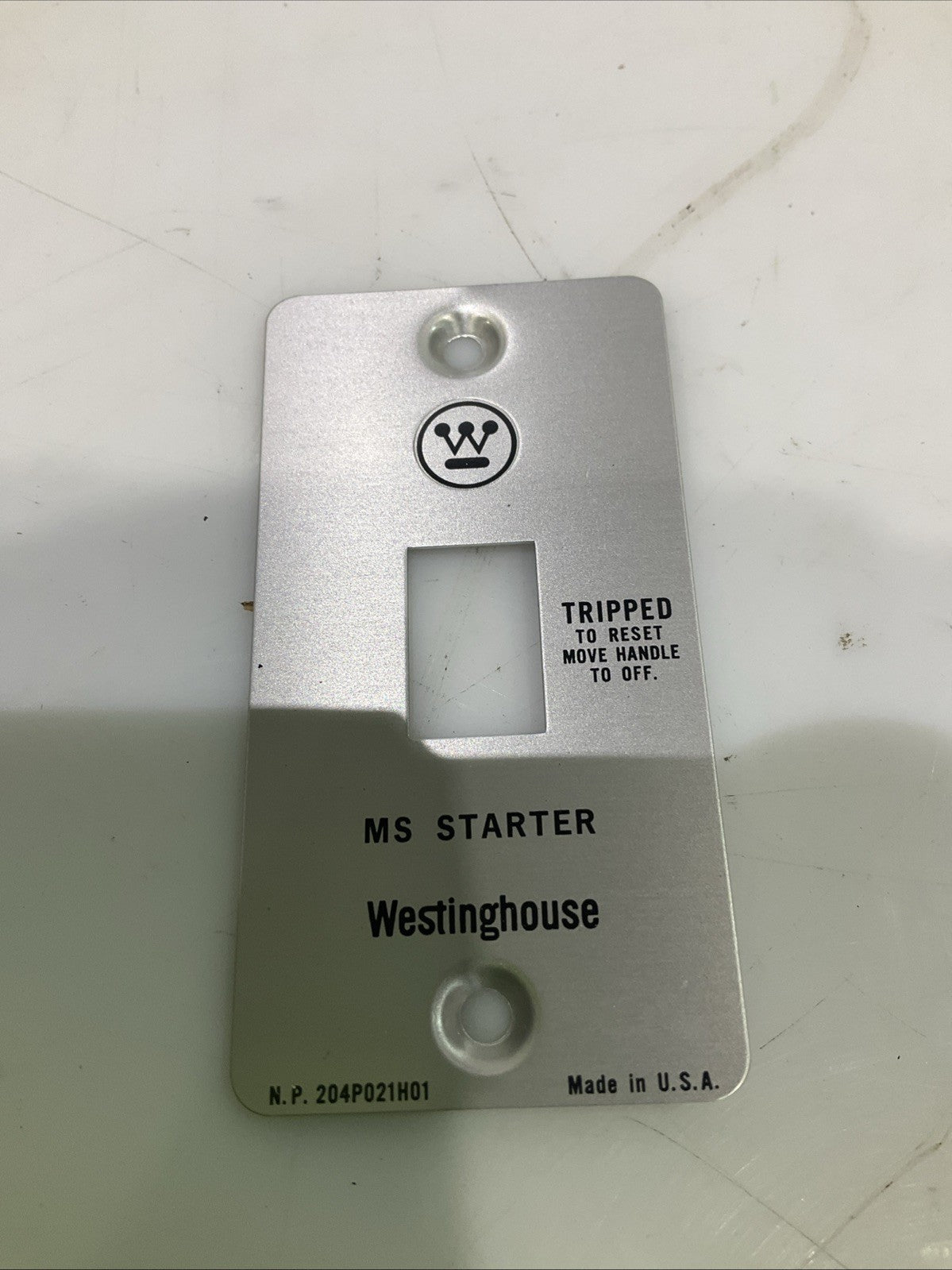 WESTINGHOUSE MST01 MANUAL STARTER SWITCH TOGGLE 1 POLE 373