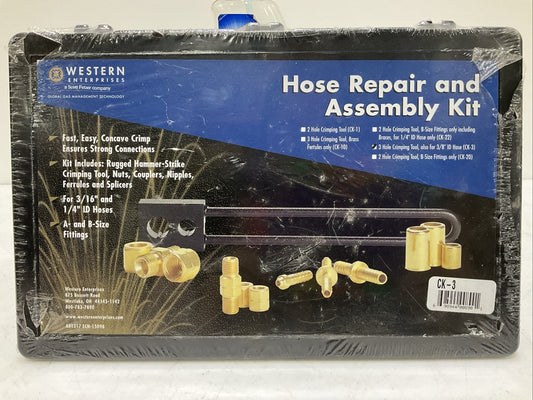 WESTERN ENTERPRISES CK-3 HOSE REPAIR AND ASSEMBLY KIT A80317 ECN-15098 T2M