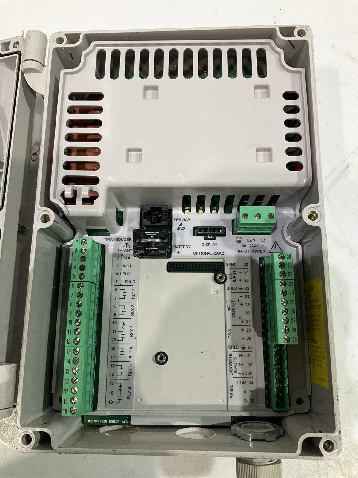SIEMENS  SIRA  MC050057  ULTRASONIC LEVEL CONTROLLER  BOX  K2M