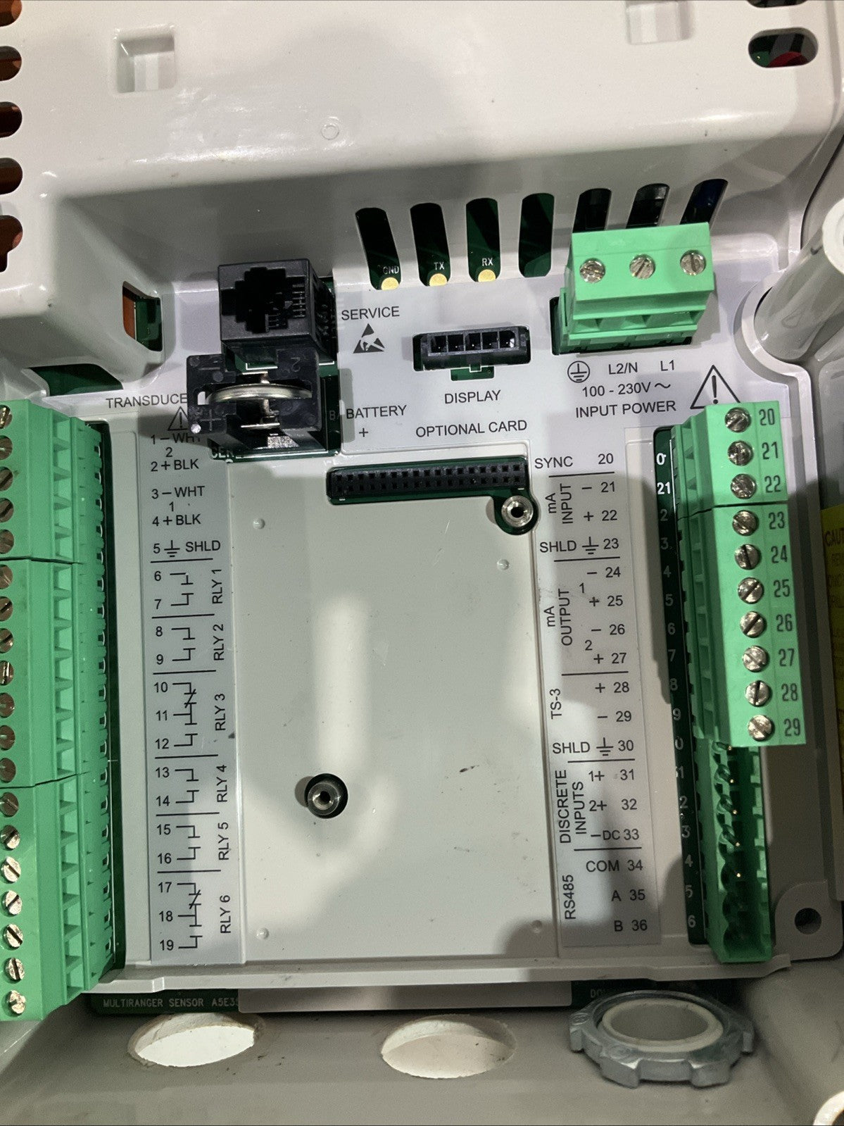 SIEMENS  SIRA  MC050057  ULTRASONIC LEVEL CONTROLLER  BOX  K2M