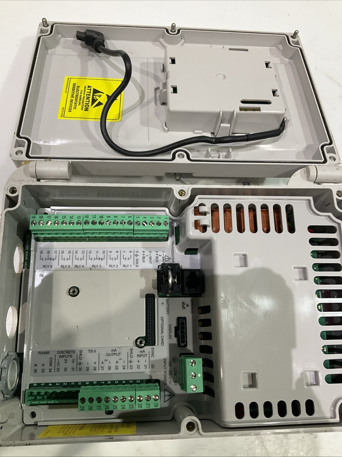 SIEMENS  SIRA  MC050057  ULTRASONIC LEVEL CONTROLLER  BOX  K2M