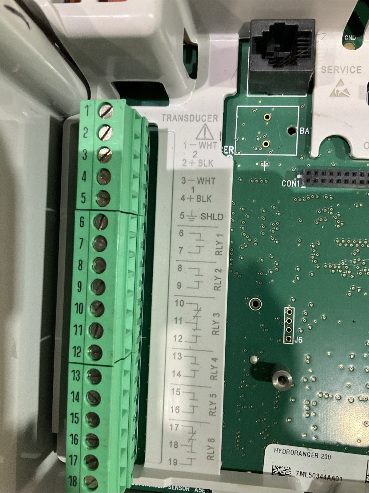 SIEMENS SIRA  MC050057 HYDRORANGER 200 ULTRASONIC  LEVEL  CONTROLLER  K2M