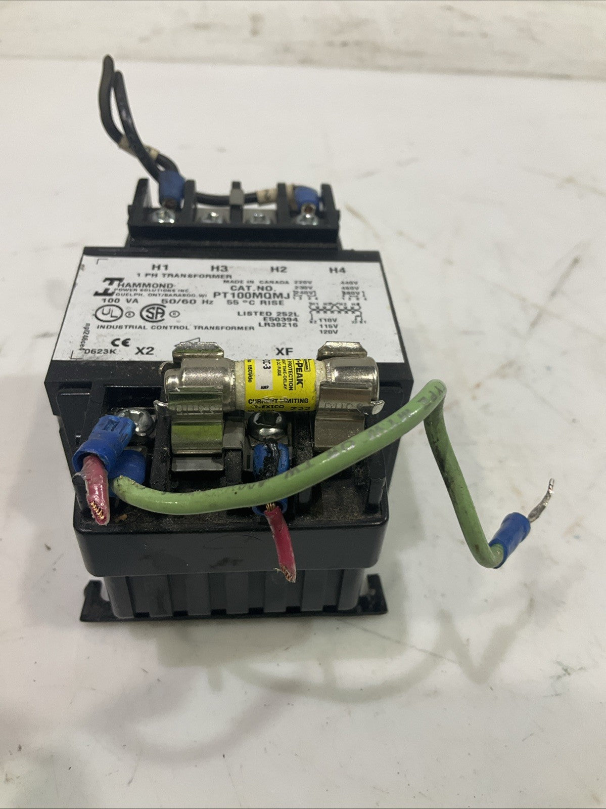 HAMMOND  PT100MQMJ  CONTROL TRANSFORMER F2M