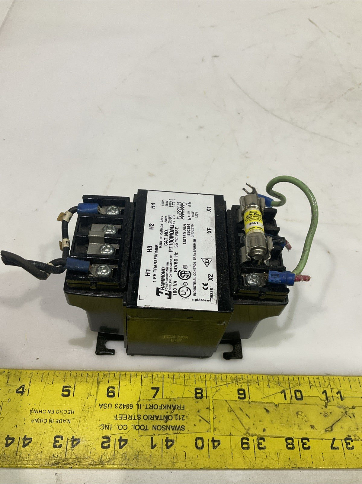 HAMMOND  PT100MQMJ  CONTROL TRANSFORMER F2M