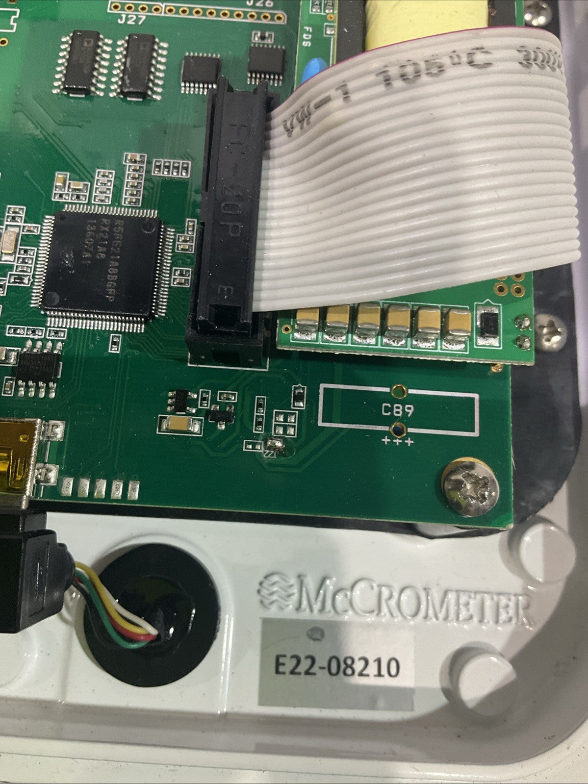 MCCROMETER  E22-08210  ELECTROMAGNETIC  FLOWMETER  CONVERTER  K2M