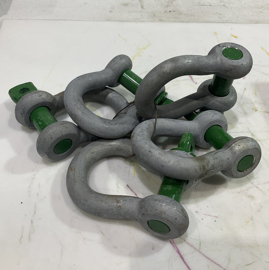 8.5TON BT6GP  RIGGING AND LIFTING  SHACKLES LOT OF 5  A9T