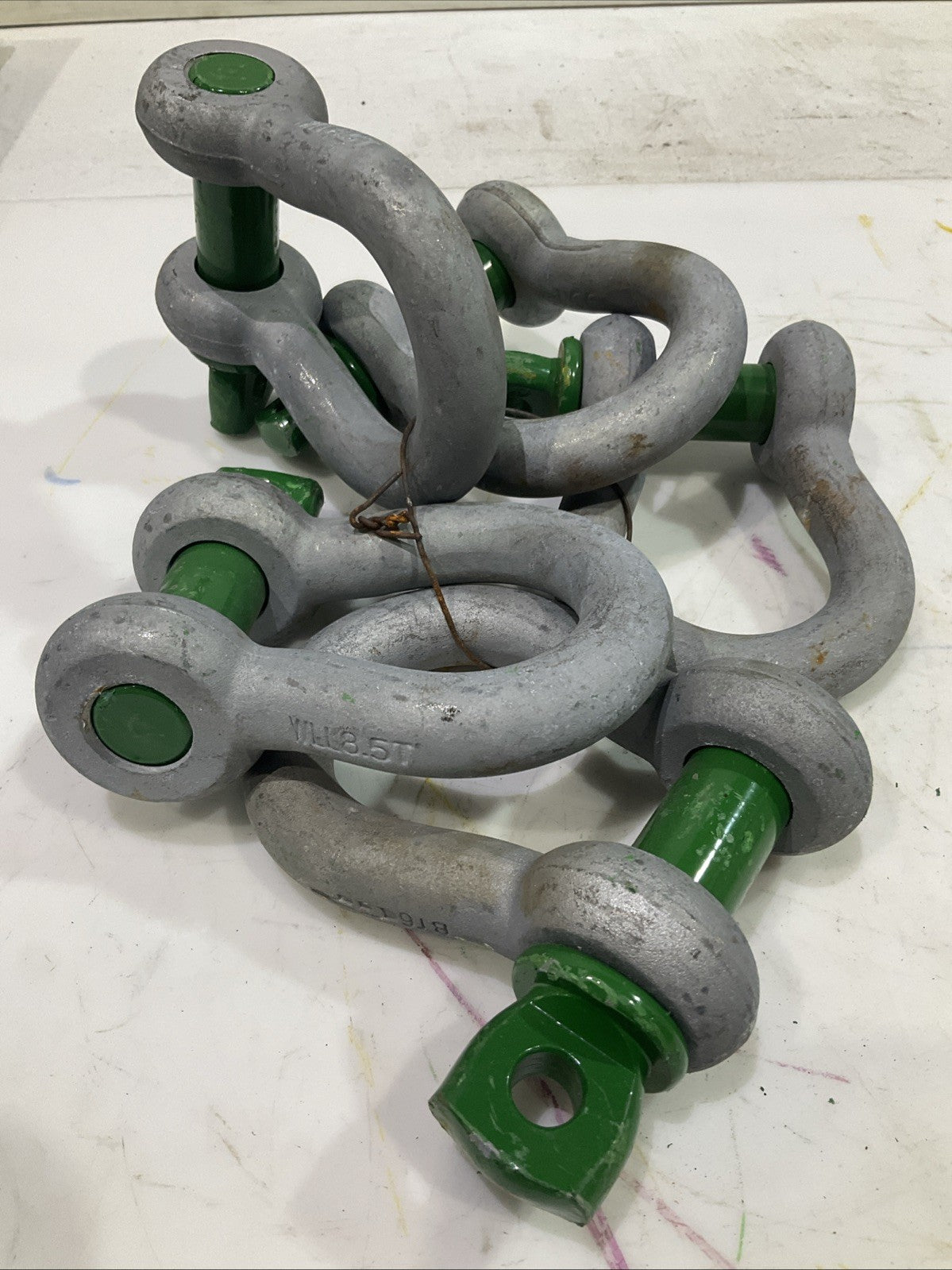 8.5TON BT6GP  RIGGING AND LIFTING  SHACKLES LOT OF 5  A9T