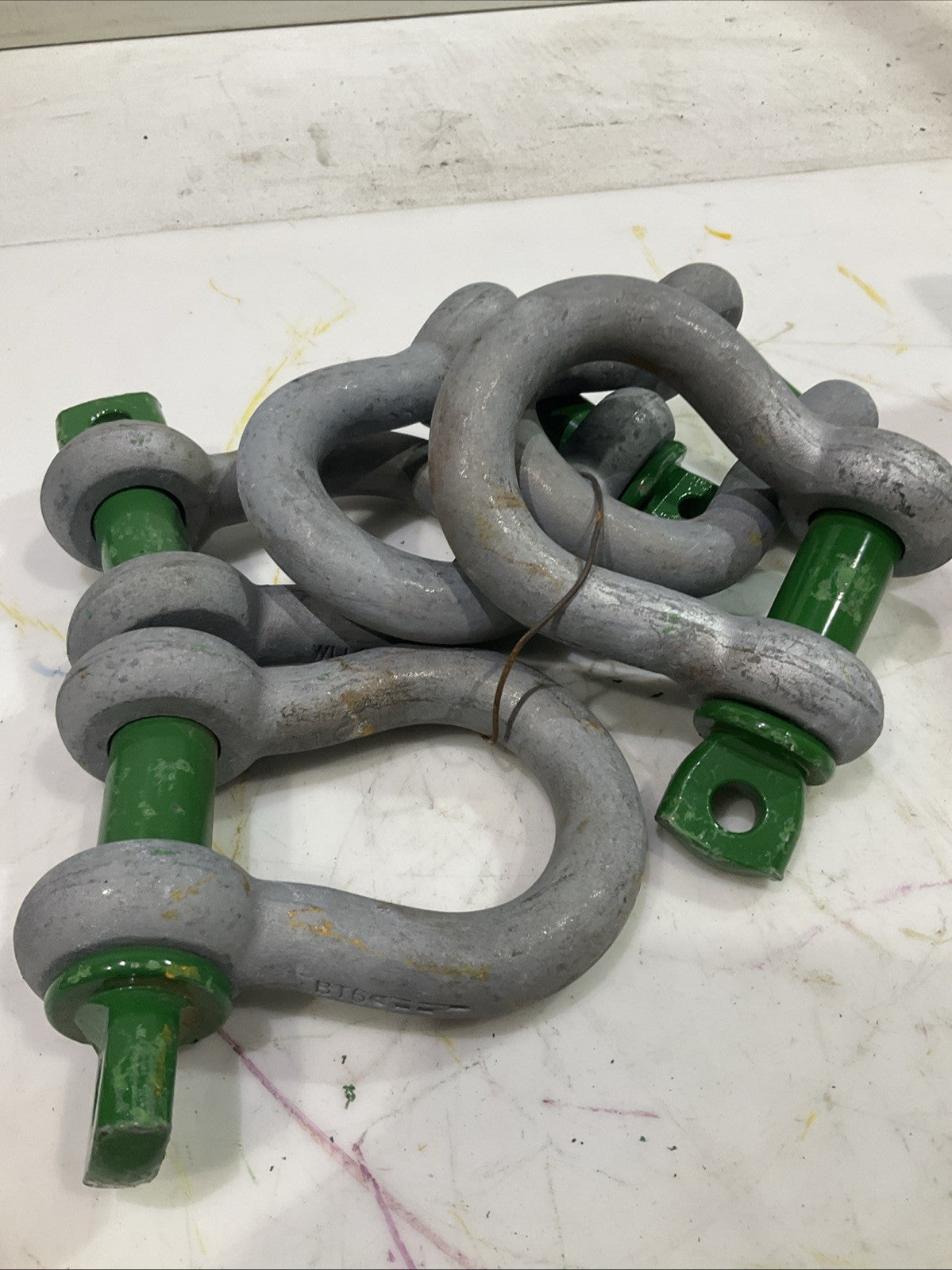 8.5TON BT6GP  RIGGING AND LIFTING  SHACKLES LOT OF 5  A9T