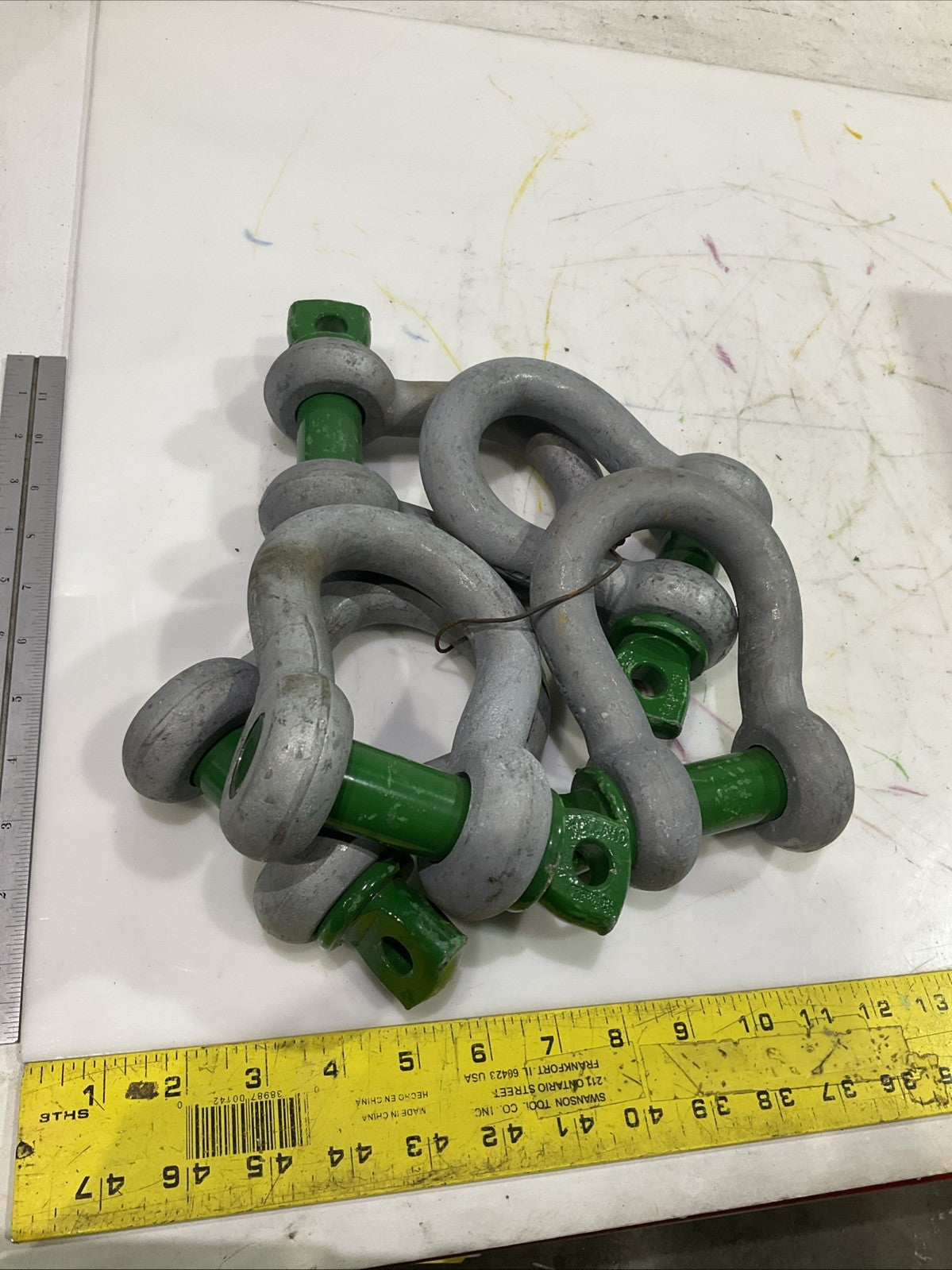 8.5TON BT6GP  RIGGING AND LIFTING  SHACKLES LOT OF 5  A9T