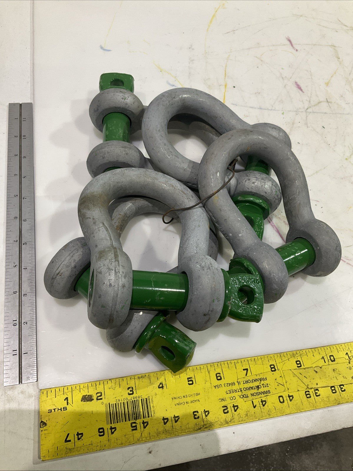 8.5TON BT6GP  RIGGING AND LIFTING  SHACKLES LOT OF 5  A9T