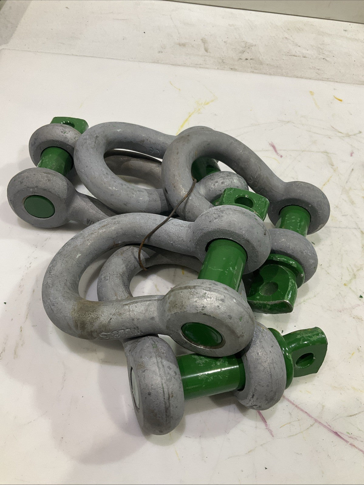 8.5TON BT6GP  RIGGING AND LIFTING  SHACKLES LOT OF 5  A9T