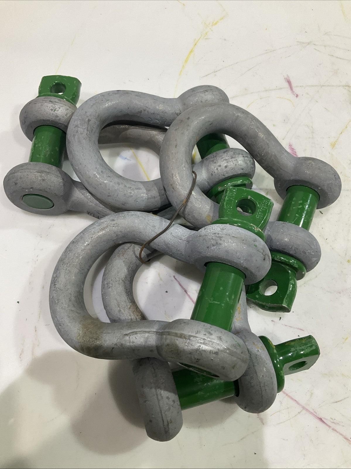 8.5TON BT6GP  RIGGING AND LIFTING  SHACKLES LOT OF 5  A9T
