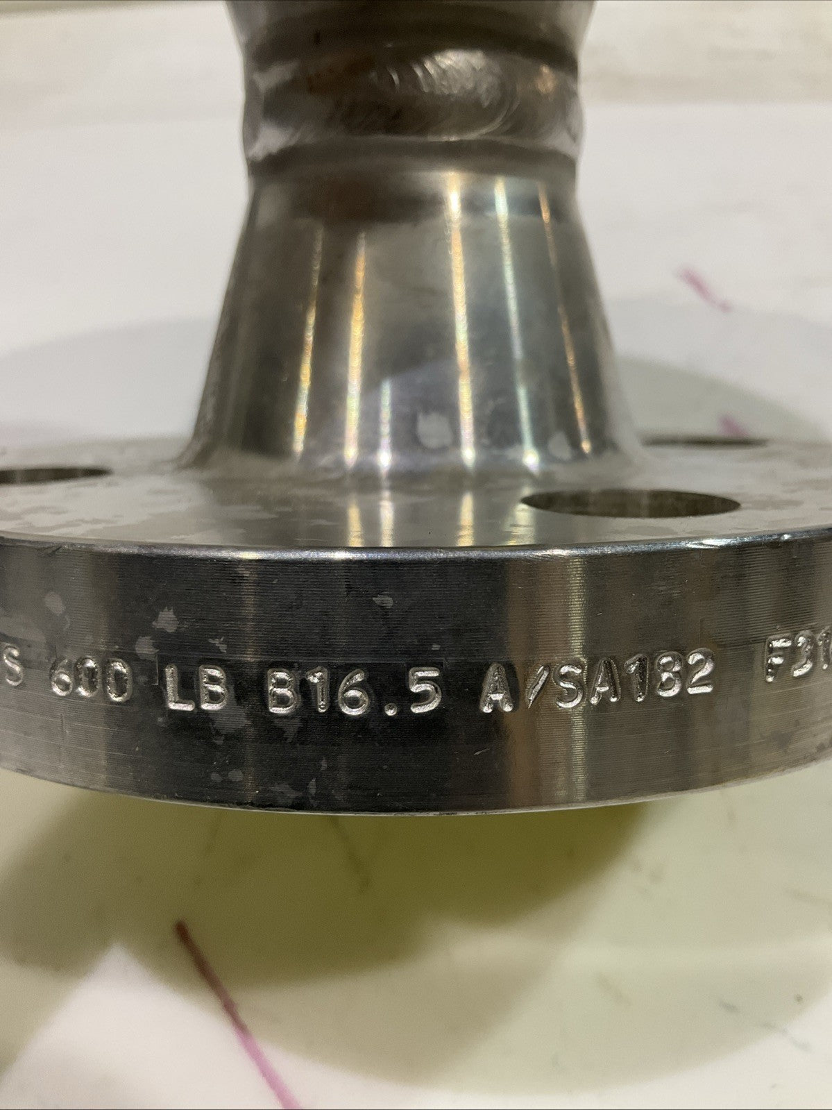 VIEGA  1-1/2 S40S 600LB B16.5 A/SA182 F316/316L  STAINLESS STEEL PIPE FLANGE A9T
