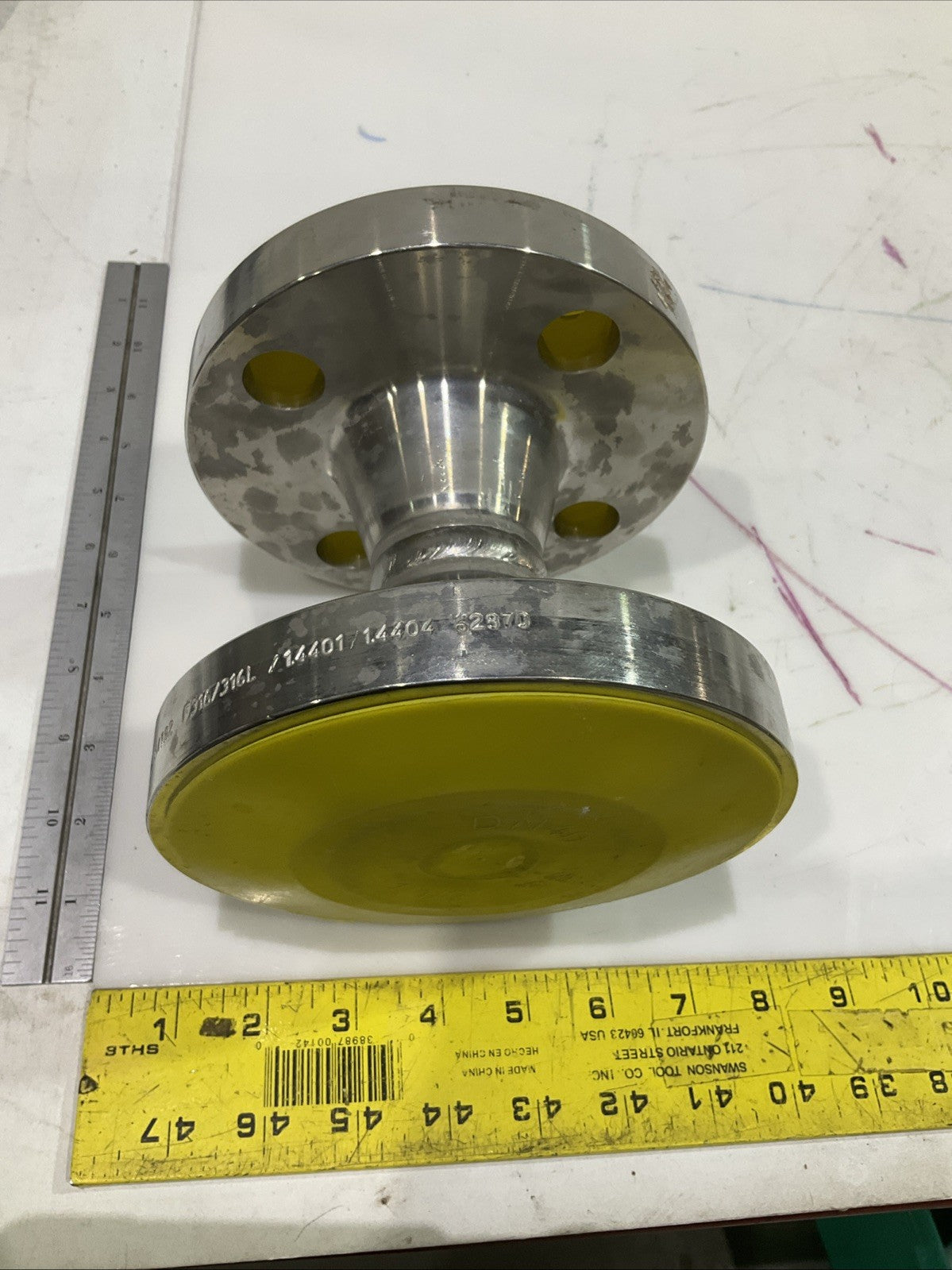 VIEGA  1-1/2 S40S 600LB B16.5 A/SA182 F316/316L  STAINLESS STEEL PIPE FLANGE A9T
