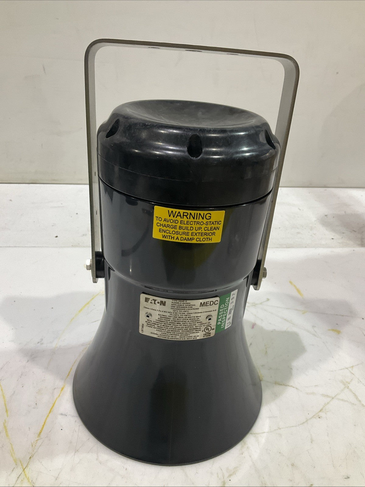 EATON-MEDC  DB4B G  25W EXPLOSION PROOF  LOUDSPEAKER RANGE  A9T