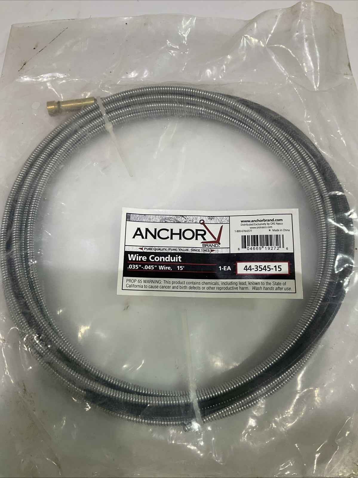 ANCHOR  44-3545-15  WELDING  WIRE  CONDUIT  A9T