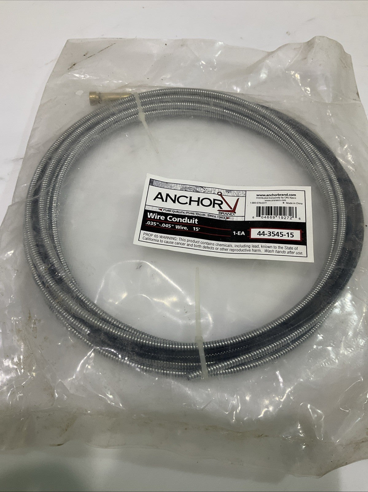 ANCHOR  44-3545-15  WELDING  WIRE  CONDUIT  A9T