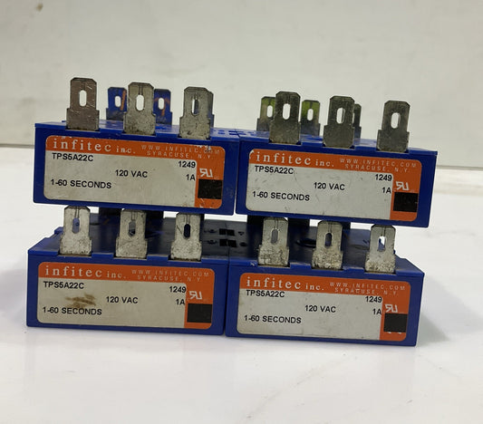 INFLICTED  TPS5A22C  TIME DELAY  RELAY  SWITCH  LOT OF 4  A9T
