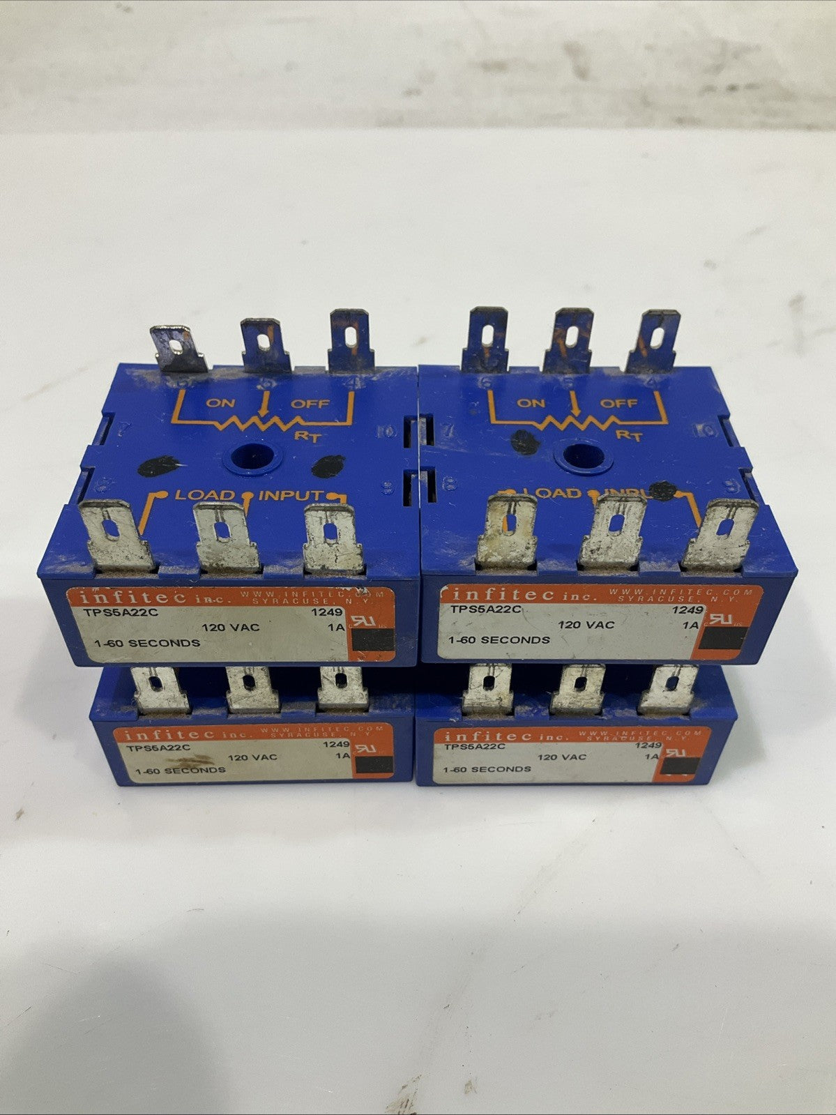 INFLICTED  TPS5A22C  TIME DELAY  RELAY  SWITCH  LOT OF 4  A9T