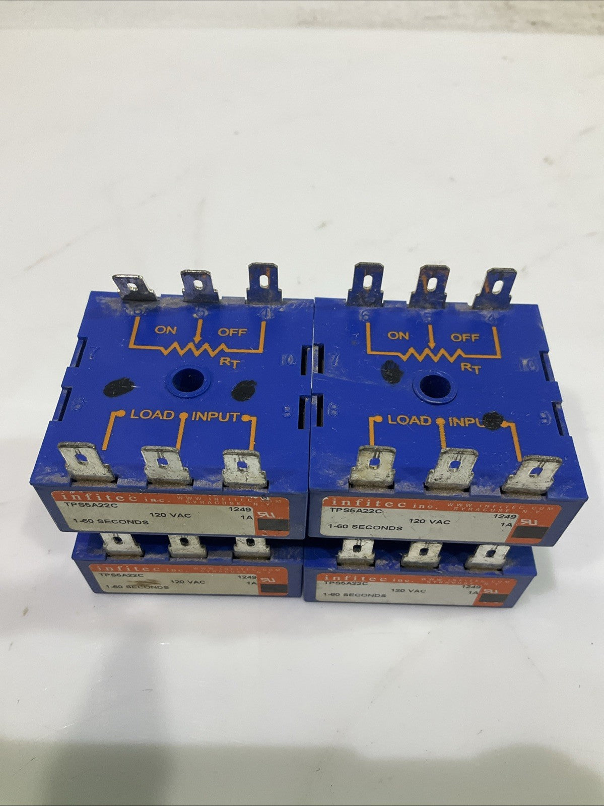 INFLICTED  TPS5A22C  TIME DELAY  RELAY  SWITCH  LOT OF 4  A9T