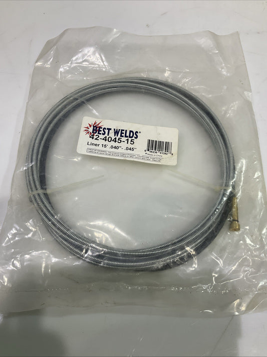 BEST WELDS  42-4045-15  WELDING GUN LINER   A9T