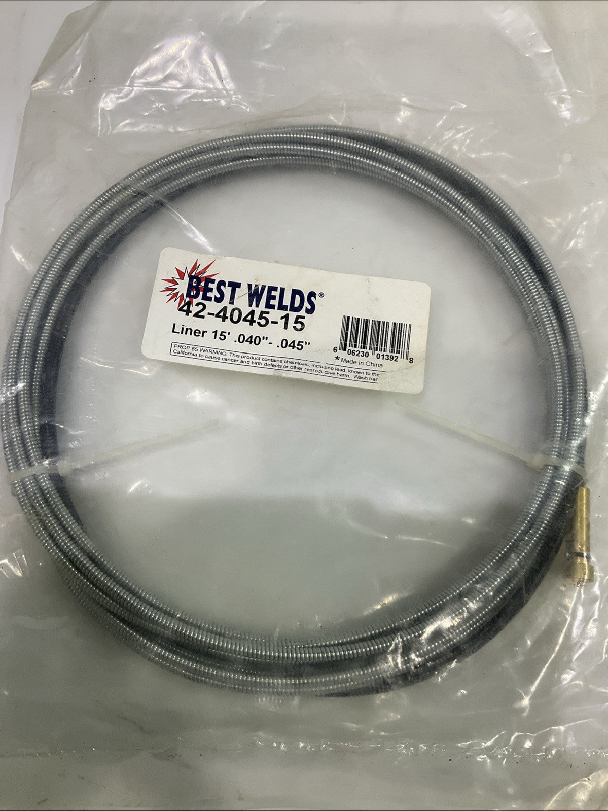 BEST WELDS  42-4045-15  WELDING GUN LINER   A9T