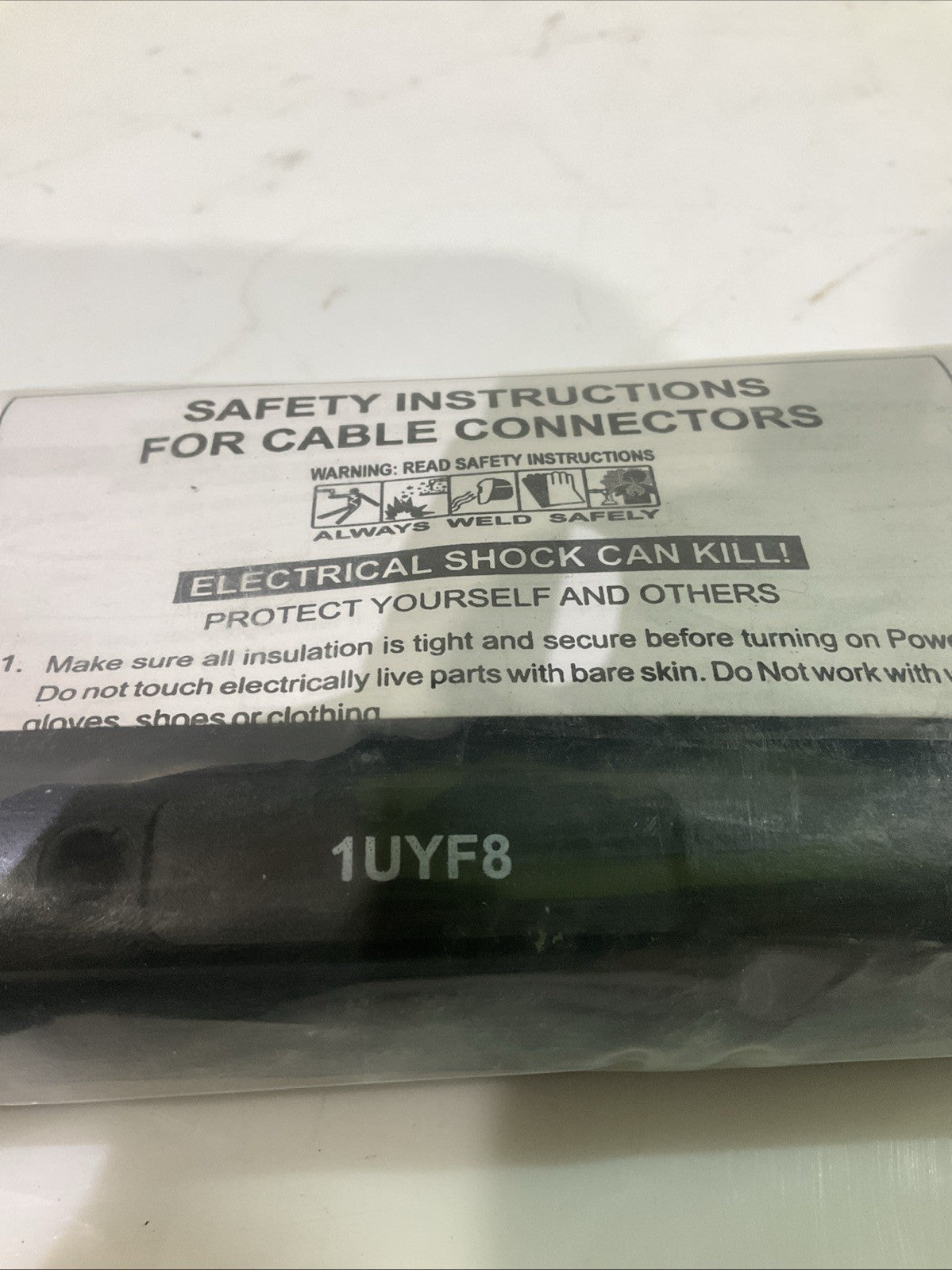 1UYF8 A  WELDING CABLE CONNECTOR  MALE/FEMALE  4MPC  A9T