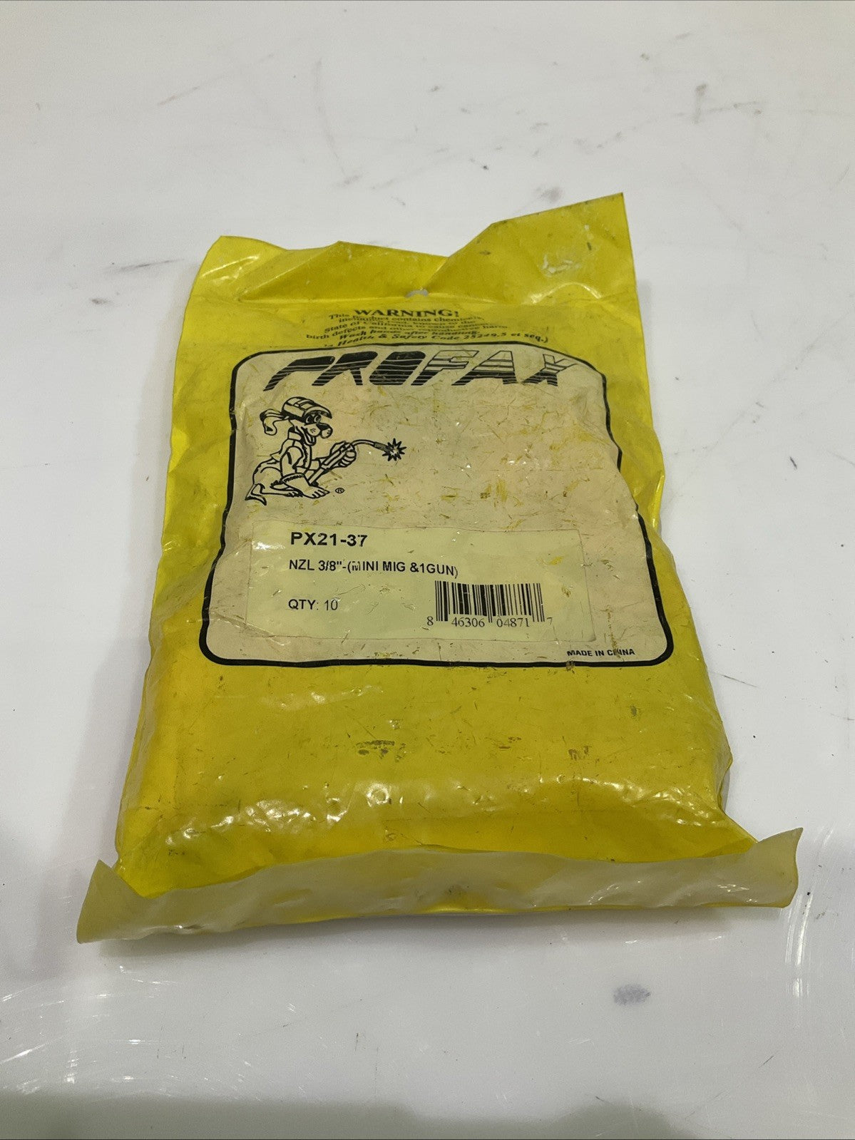 PROFAX  PX21-37  WELDING  NOZZLE  3/8  LOT OF  5  A9T